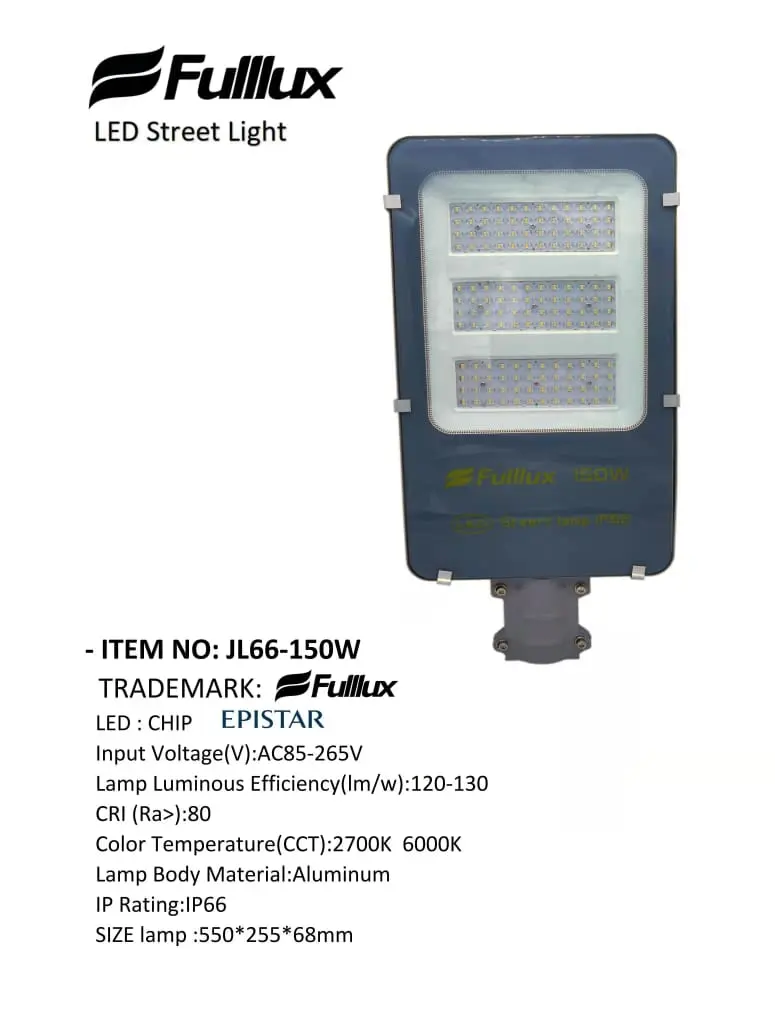 Lampu jalan PJU Street Light 50W 100W 150W Fullux