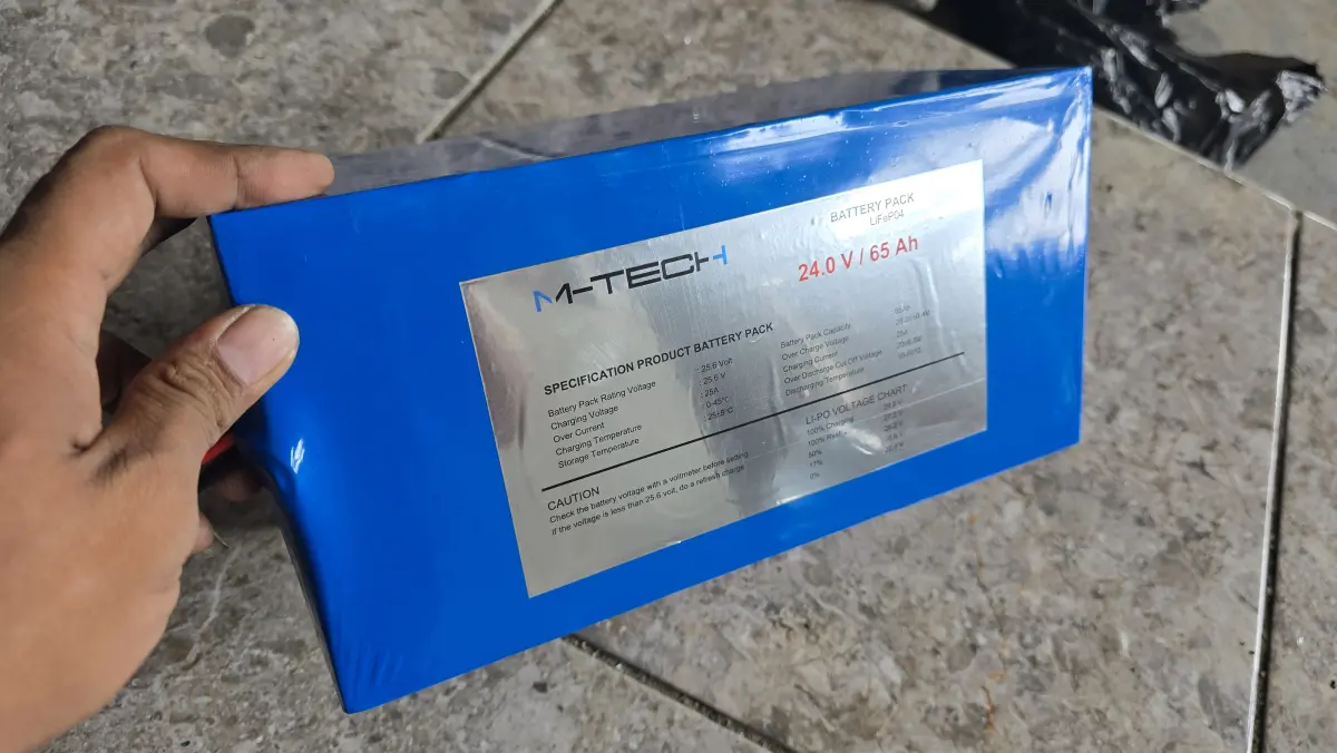 Baterai lithium Lifepo4 12V / 24V